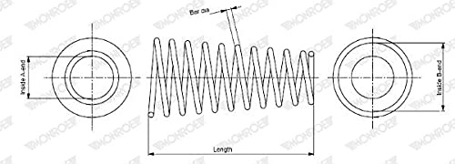 Monroe SP3876 Oespectrum Spiralfeder