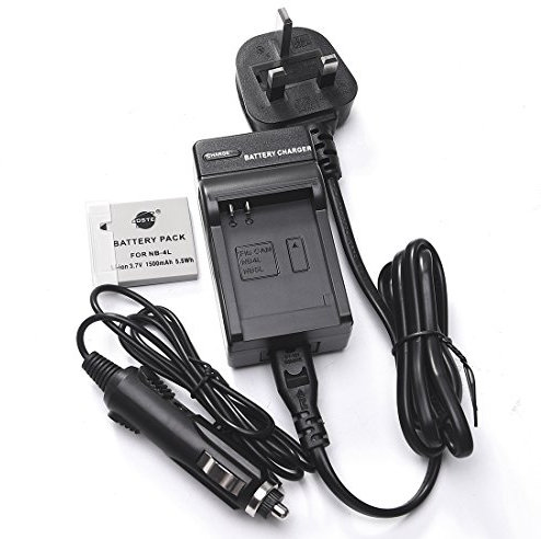 DSTE® NB-4L Batterie Li-ion rechargeable + DC22U Adaptateur de voyage et chargeur de voiture pour Canon PowerShot SD40 SD30 SD200 SD300 SD400 SD430 SD450 SD600 SD630 SD750 SD780 SD1100 IS SD940 SD960 SD10 SD10 SD100000000 SD100000000 0 SD11. 00 SD1400 TX1 ELPH 100 HS 300 310 330 VIXIA mini IXUS 40 30 50 55 60 65 70 75 80 90 i5 i7 izoom S5 WA60 TX1 DS4 IS 110 IS 1 IS 1 IS 1110 IS 111110 IS 10 Caméra 00 IS
