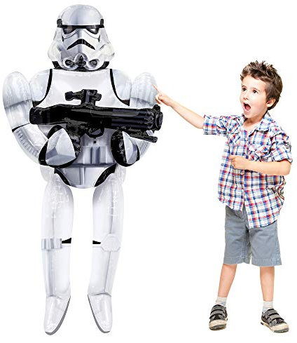 (PKT) AWK: Star Wars Storm Trooper Foil Airwalker Balloon P93