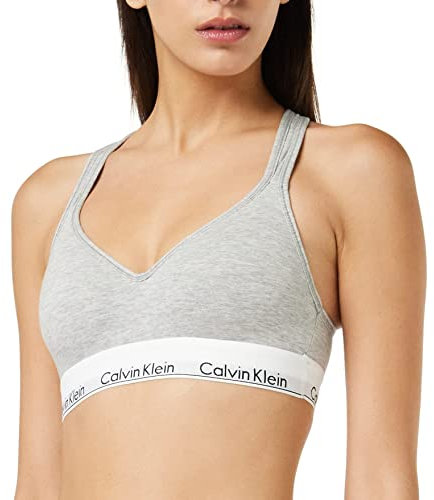 Calvin Klein Women's Triangle Bra, Grey, XS