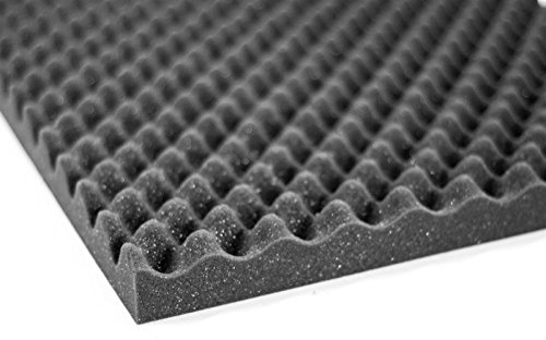 FrankenSchaum Schallschutzisolierung für Auto,Subwoofer oder PC (Silent Modding) 100x50x3cm selbstklebend - 2 Stück = 1m²