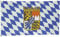 Flagge BL Bayern Blaue/Weisse Rauten mit Wappen [Misc.]