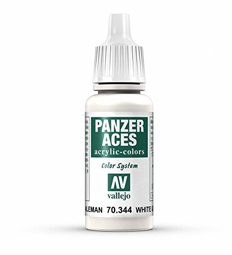 Vallejo Panzer Aces 17 ml Acrylic Paint - German Winter Tank Crew White