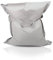 Kinzler S-10137/29 XXL Riesensitzsack, 140x180 cm, neue Styroporkügelchen, Sitzsack Outdoor Indoor, in vielen verschiedenen Farben, mit Innensack, grau