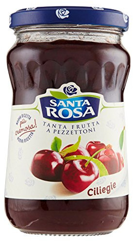 Santa Rosa - Confettura alle Ciliegie - 4 vasetti da 350 g [1400 g]