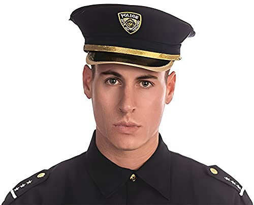Dress Up America Rollenspiel Unisex-Erwachsene Polizeimütze – Schöne Mütze für Rollenspiele