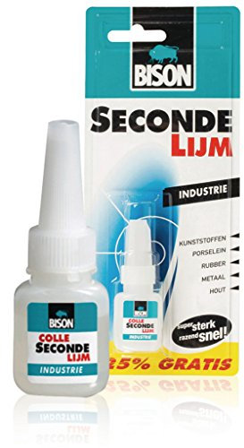 Bison 1820028 Huile et Liquide 1490132 Colle-Seconde Industrial, 7,5 g