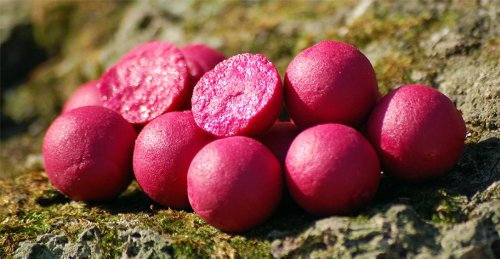 Carp Killers Boilies Pink Peach 1kg (16mm / 20mm / 24mm), Angelköder für Karpfen, Karpfenköder, Angelfutter, Fischköder, Fischfutter, Durchmesser:20mm