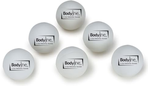 Bodyline Set Of Six White Table Tennis Balls 6pcs