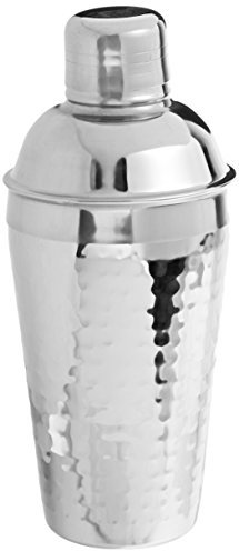 Elegance Hammered 24-Ounce Stainless Steel Cocktail Shaker