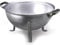Pentole Agnelli pcmx01530 Passoire à 3 Pieds en Aluminium avec 2 poignées en INOX, 30 cm
