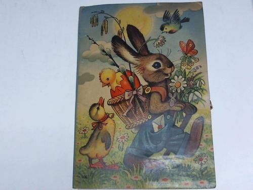 Der Osterhase und seine Tierfreunde - Stehauf-Bilderbuch, illustriert von V. Kubasta