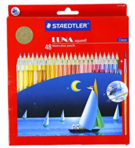 Staedtler Luna Watercolor Pencil 48 Shades, Free Gift!! +Free Shipping by Staedtler