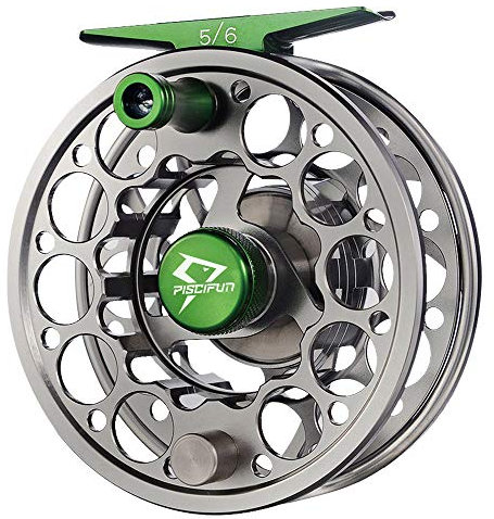 Piscifun Schwert-Fliegenfischrollen mit CNC-gefräster Aluminium-Legierung, 5/6 W (Gunmetal)