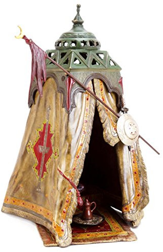 Viena Bronze – Tienda de campaña – Figura de bronce oriental – Figura de Araber – Vienna Bronce – Bronce pintado a mano – Arte online
