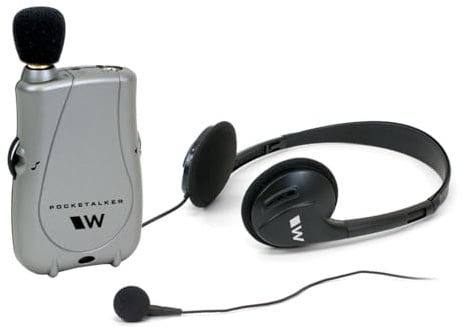 Williams Sound Pocketalker Ultra Hearing Amplifier | Easy-to-Use Hearing Amplifier for Seniors | Amplified Sound Assistive Listening Device with Headphones for Elderly | Hearing Assist Earbuds