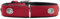 HUNTER SOFTIE STONE Hundehalsband, Kunstleder, mit Applikationen, pflegeleicht, 50 (S-M), rot