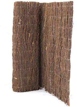 Brise-vue bruyère eco - 100 x 30 cm-épaisseur : env. 2,5 kg/m²-vent staubschutzwand staubschutzwände de confidentialité