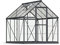 Palram - Canopia Aluminium Gewächshaus Hybrid 68 | Anthrazit | 247x185x208 cm
