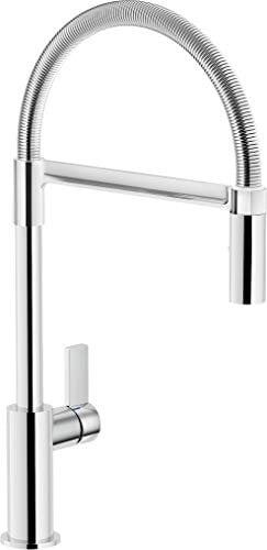 Nobili rubinetterie FL96300CR Miscelatore da Cucina e doccetta orientabile, Cromo