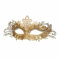 Unbekannt Metall-Maske filigran Gold Augenmaske Venedig Kostüm Maskenball Barock