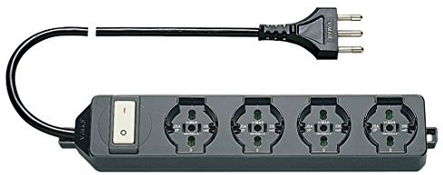 Vimar – Presa Array 4 Universale + interruttore nero