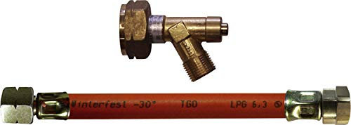 Hochdruck-Verbindungsschlauch 45 cm mit Schlauchbruchsicherung