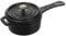STAUB Mini Stieltopf / Kasserolle, 10 cm, 0,25 L, aus Gusseisen, für alle Herdarten, Schwarz
