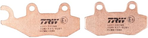 TRW MCB615SH Brake Pad Set Disc Brake Sinter Street Compatible for Cagiva Motorcycles Elefant I.E. 1990-1993 Rear Axle and Other Vehicles
