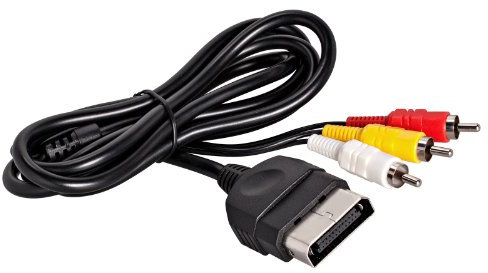 2-TECH Câble AV pour Microsoft Xbox TV branchement par RCA/SVHS