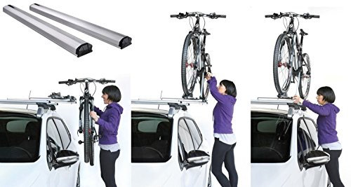 GREEN VALLEY Fix and Slide. Rail De Chargement Et Déchargement, Universel pour Porte-Vélos Ou Porte Skis sur Barres De Toit, 150028