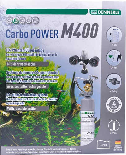 Dennerle 3076 Mehrweg 300 Quantum Komplettset - CO2 Pflanzen Düngung für Aquarien bis 300 Liter