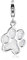 Elli Charm Damen Charm Katzenpfote Tier in 925 Sterling Silber