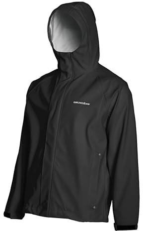 Grundens Neptune 319 Hooded Jacket - Black - X-Large