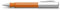Faber-Castell 147512 - Tintenroller ONDORO Edelharz, Mine: 0,5 mm, inklusive Geschenkverpackung, Schaftfarbe: orange / silber