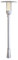 Konstsmide Nova 405-310 Wegeleuchte / B: 34cm T: 34cm H: 118cm / 1x50W / IP44 / lackiertes Aluminium / matt-silbergrau