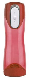 Contigo Swish V2 - Botella antiderrame, color rojo, talla 500 ml