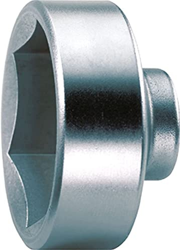STAHLWILLE 3046 | 3/8 Ölfilter-Schlüssel Ø 32 mm Sechskant | Steckschlüssel zum aus- und Einbau von Ölfiltergehäusedeckel