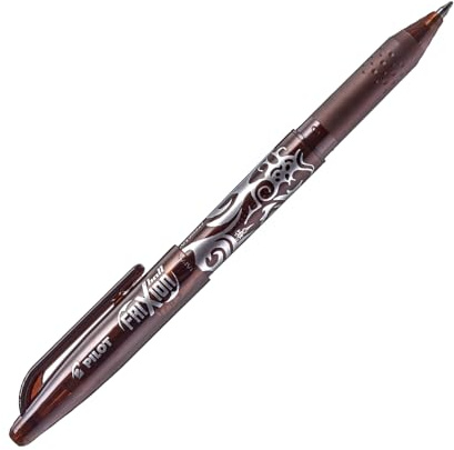 Pilot Frixion Erasable Rollerball Pen, 0.7mm Tip- Brown, Box of 12