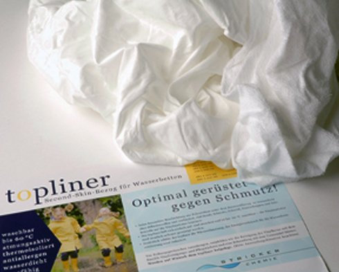 Staubschutzauflage Topliner Wasserbett 200x200cm - Effektiv gegen Staub und Schmutz auf der Wassermatratze