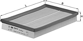 MAHLE LX 977D Luftfilter - für VW Polo IV (9N, 9A), u.a. | Kompatibel mit: SEAT CORDOBA, IBIZA III, LEON, TOLEDO II, SKODA FABIA I, FABIA I Combi, FABIA I Stufenheck, VW BORA I