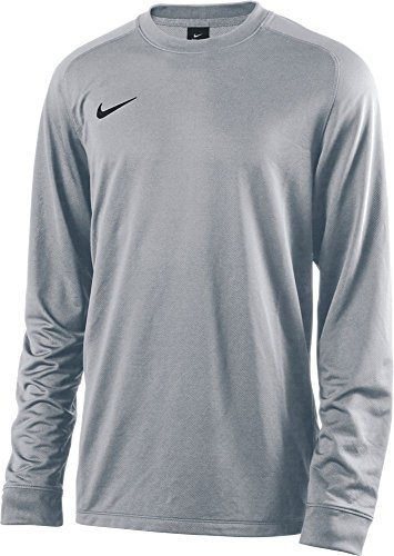 Nike Men's Park Goalie II Long Sleeve Shirt - Matte Silver/Black, Medium