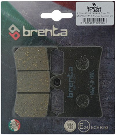 Brenta Bremsbeläge Organische Motorrad für Suzuki GSX 400, Yamaha FZR 250R, XP 500 T Max SV