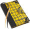The Noble Collection Harry Potter Premium Notizbuch Hufflepuff Wappen gelb, Hardcover, gebunden, mit handemailliertem Emblem, liniert.
