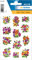 HERMA 3348 Aufkleber Veilchen Glitzer klein groß, 24 Stück, Blumen Sticker mit Pflanzen Motiv, Kinder Etiketten für Fotoalbum Tagebuch Poesiealbum Scrapbooking Geburtstag Dekoration Briefe DIY Basteln