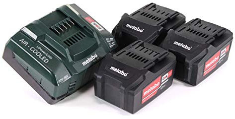 Metabo Basis-Set 3 x 5.2 Ah (685048000) Art des Akkupacks: Li-Ion, Spannung des Akkupacks: 18 V, Akkukapazität: 3 x 5.2 Ah