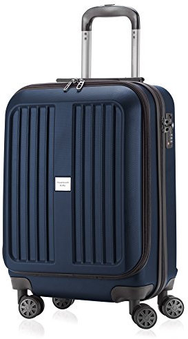 HAUPTSTADTKOFFER - X-Berg - Handgepäck Koffer Trolley Hartschalenkoffer, TSA, 55 cm, 42 Liter, Dunkelblau matt