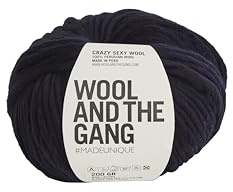 Wool and the Gang Crazy Sexy Wool, Midnight Blue (55), 200g
