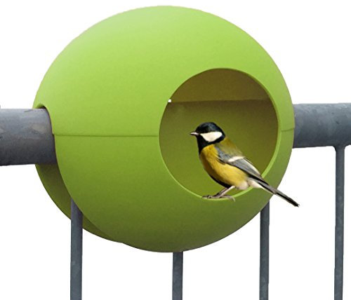 rephorm® ballcony birdball Vogel-Futterhaus für Kleinsingvögel/Ganzjahresnutzung/balkonhängend/Ø 30cm - (bv.16.l)