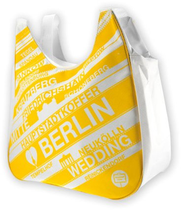 HAUPTSTADTKOFFER - Tasche, Strandtasche, Stadttasche, Citybag, Beachbag, Umhängetasche - M